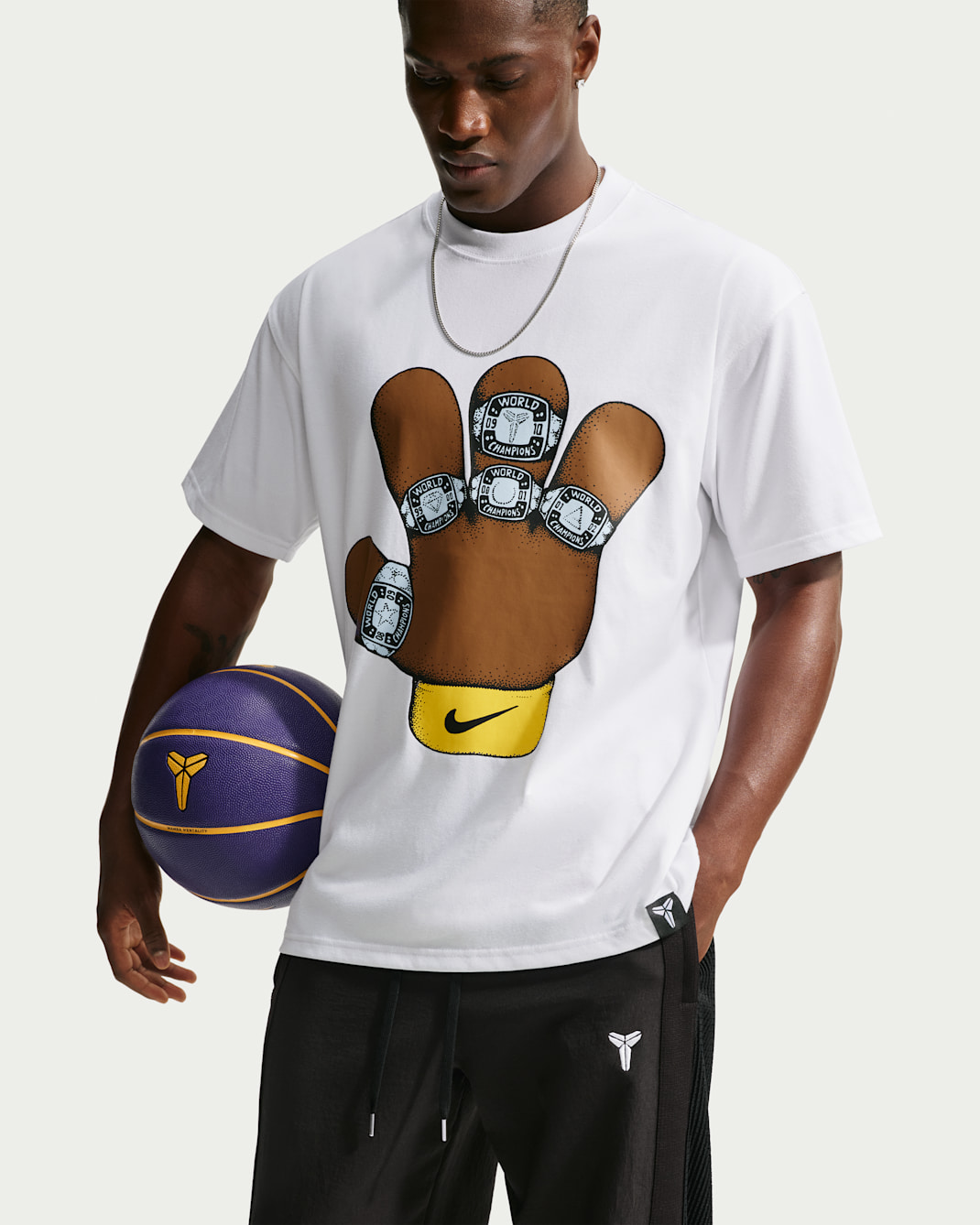 Kobe Men's Nike Dri-FIT Basketball T-Shirt - White