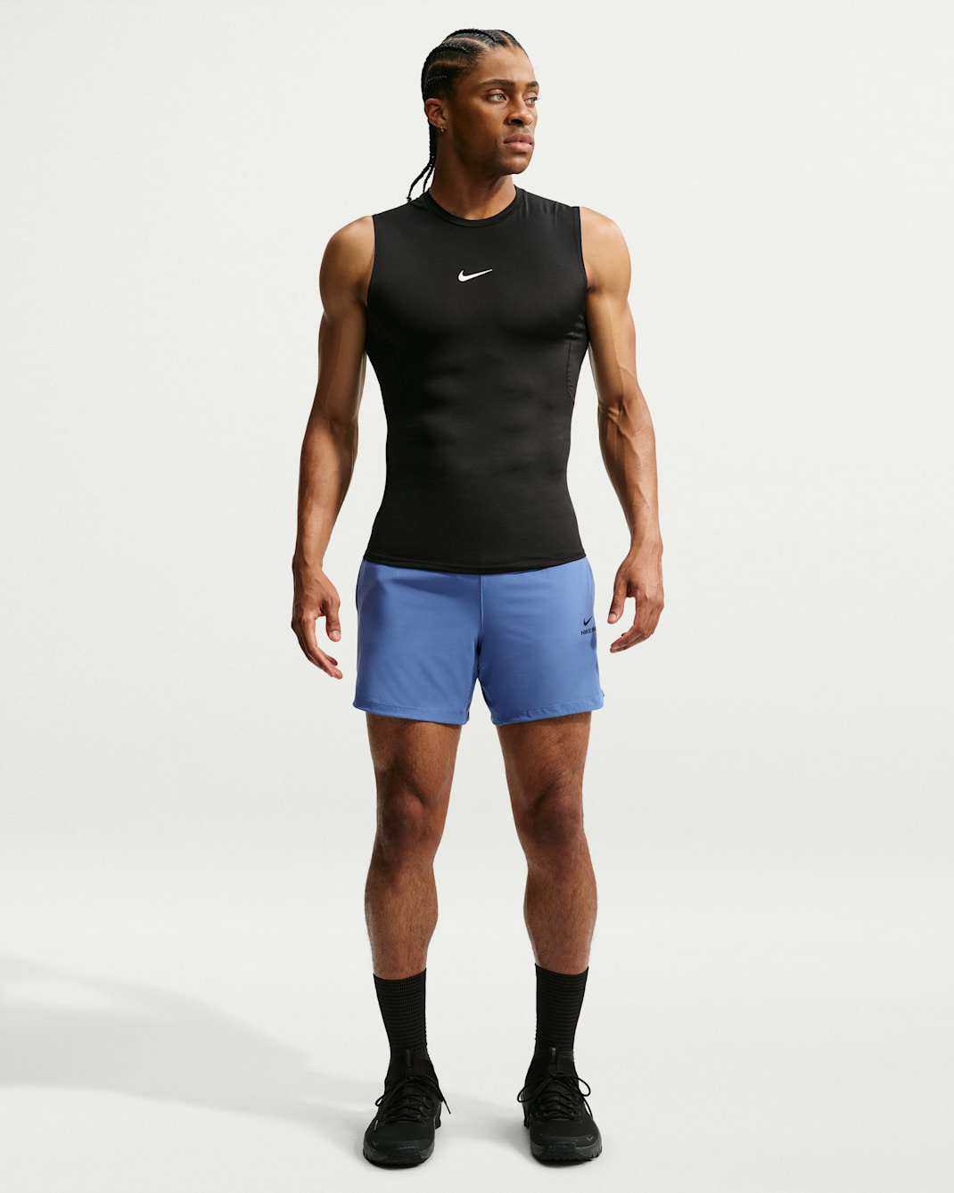 Nike Pro Training Pantalón corto de 15 cm Dri-FIT - Hombre - Indigo Storm/Negro