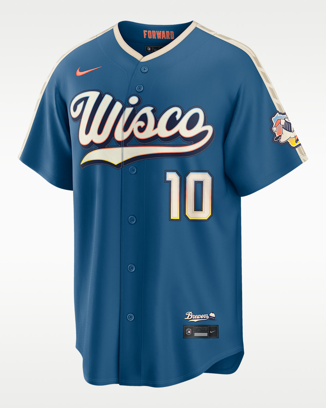 Sal Frelick Milwaukee Brewers City Connect Men's Nike MLB Stadium Jersey - Grey