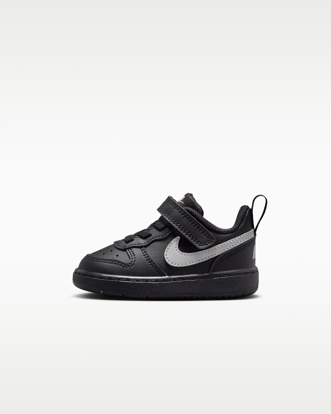 Nike Court Borough Low Recraft Baby/Toddler Shoes - Black/Black/Grey Fog