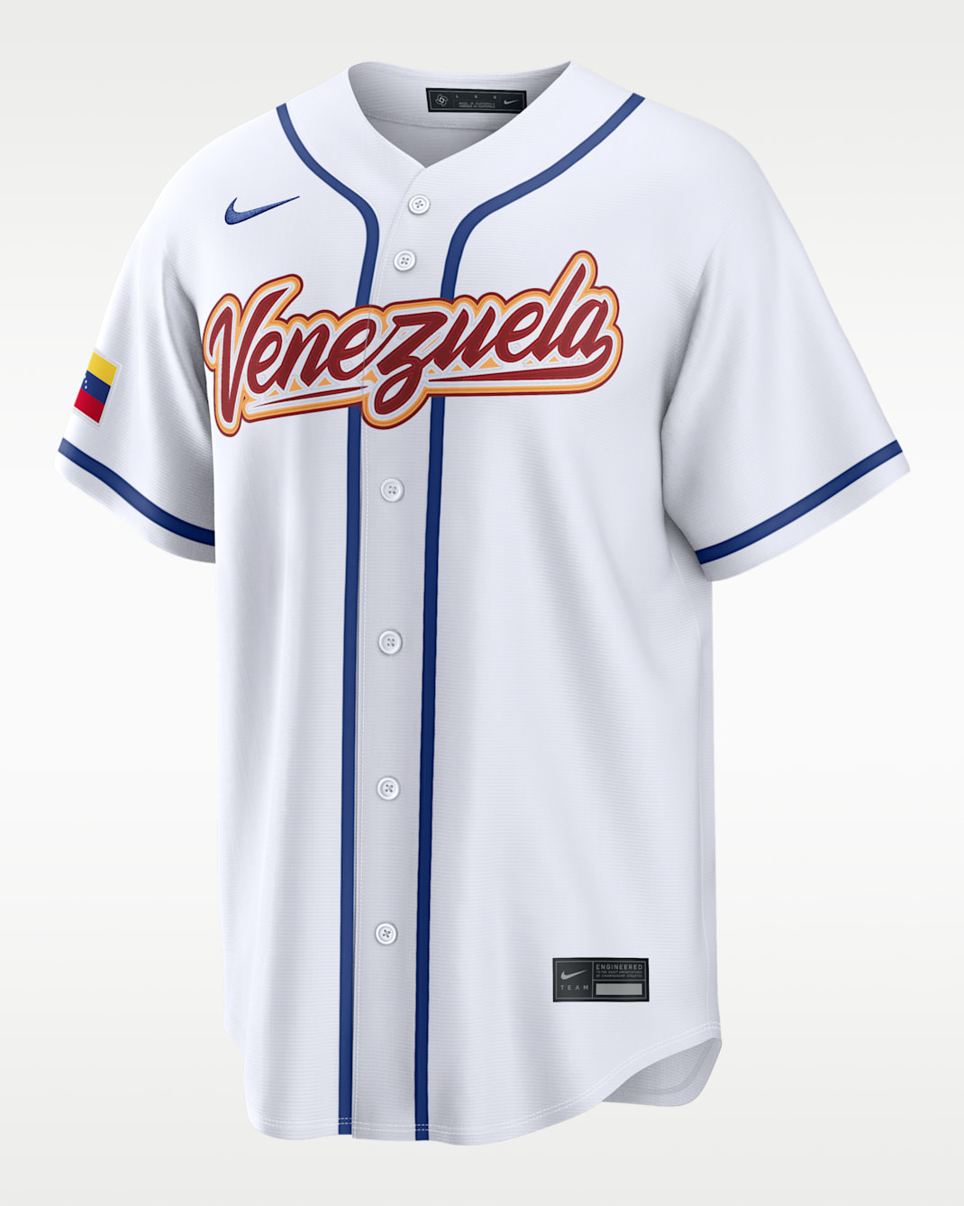 Jackson Chourio Venezuela National Baseball Team 2026 World Baseball Classic Men's Nike Stadium Jersey - White