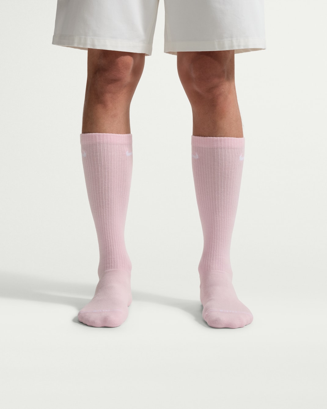 Nike Everyday Elevated Over-the-Calf Socks (2 Pairs) - Pink Foam/White