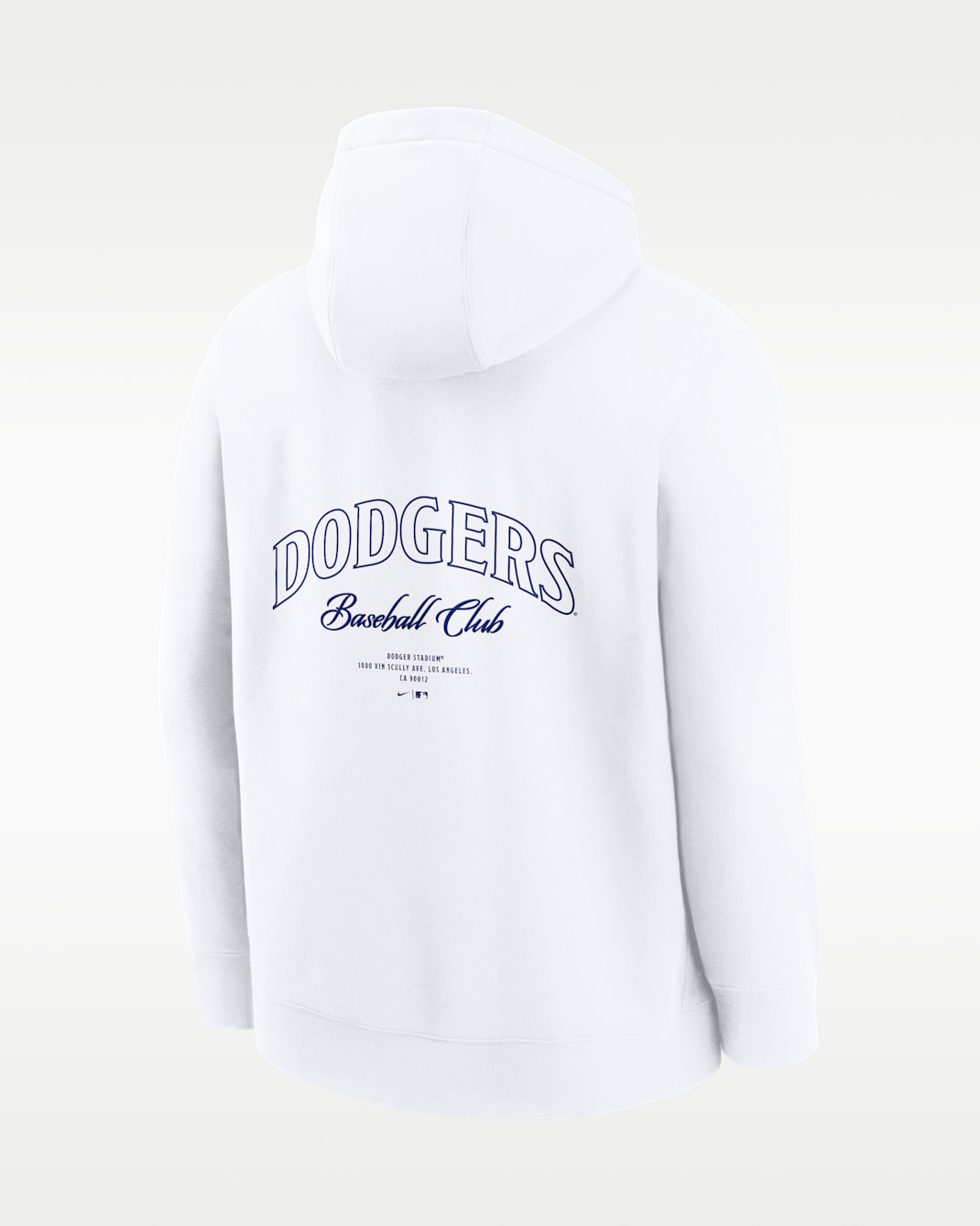 Los Angeles Dodgers Minimal Club Men's Nike MLB Pullover Hoodie