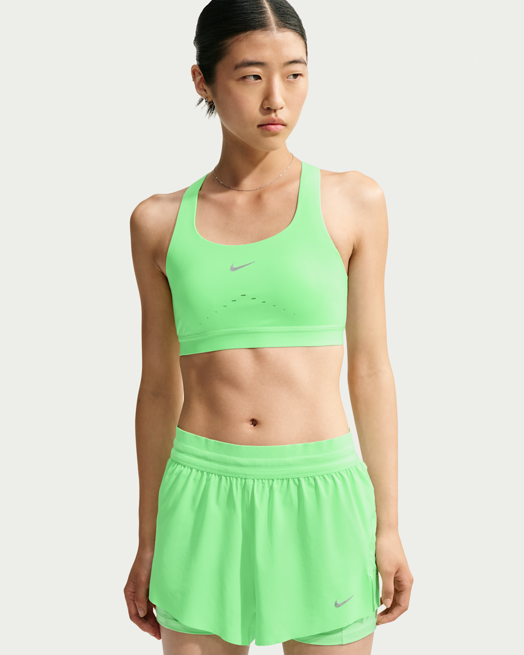 Nike Swift Women's High-Support Lightly Lined Sports Bra - Illusion Green