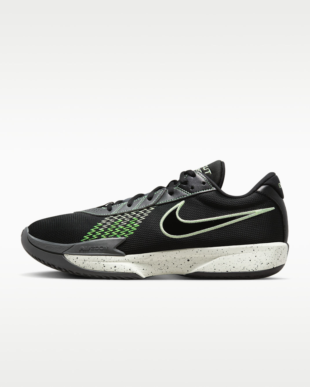 Nike G.T. Cut Academy EP 籃球鞋 - 黑色/Iron Grey/Green Strike/Barely Volt