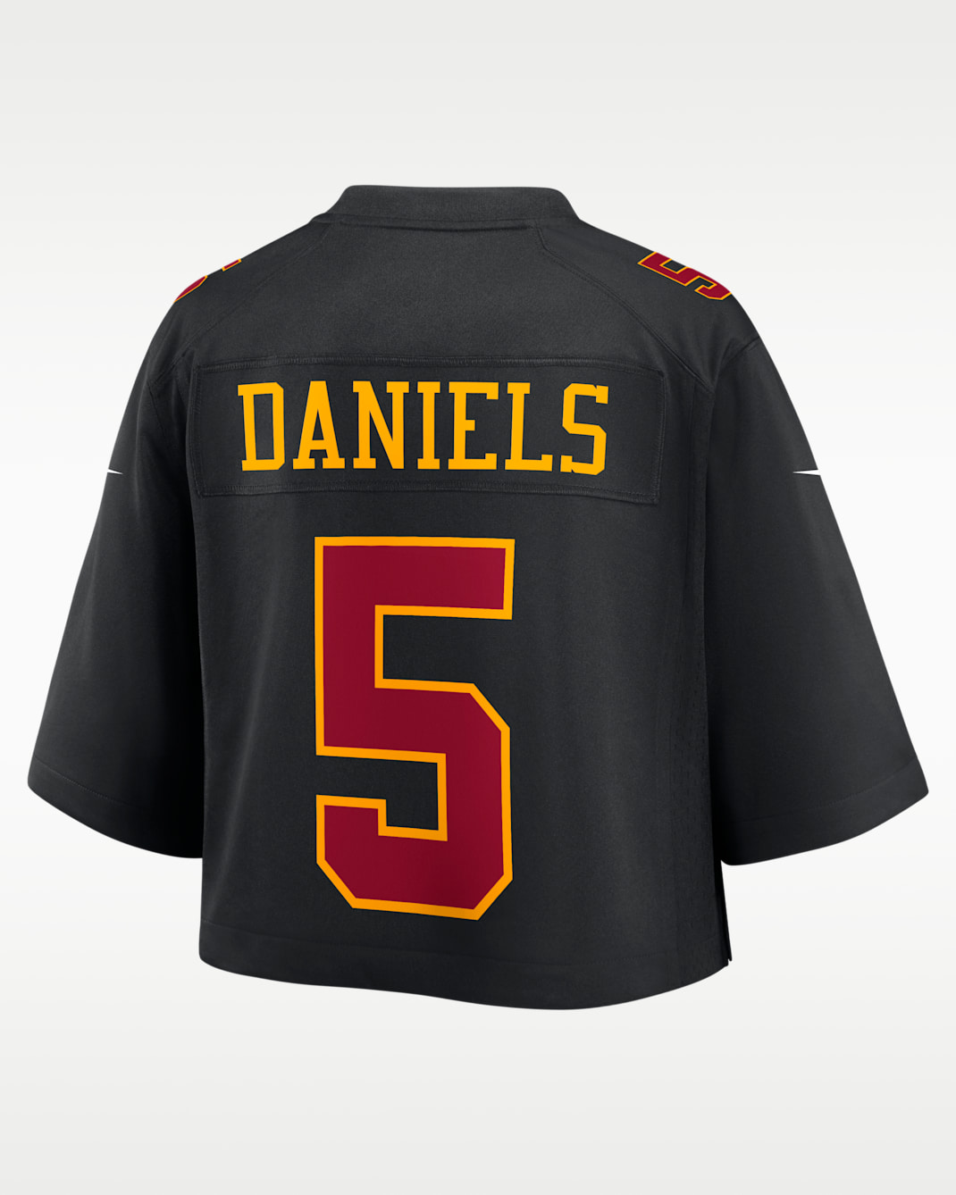 Jayden Daniels Washington Commanders Women's Nike NFL Cropped Tundra Game Jersey