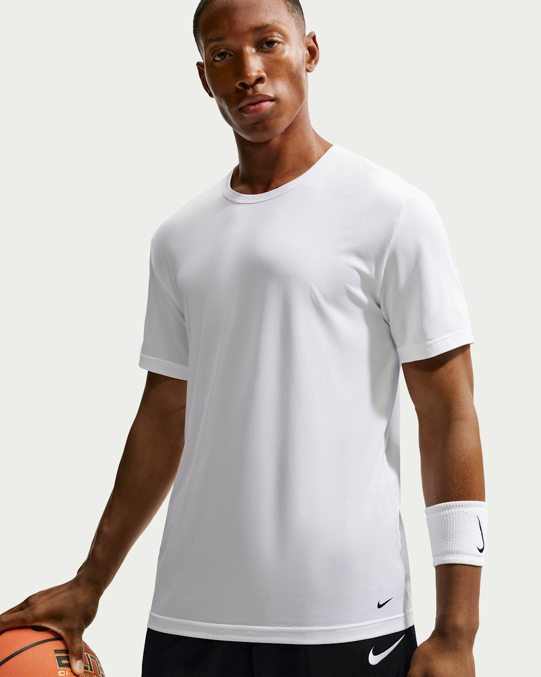 Nike Elite Breathe Men's Dri-FIT ADV Crew-Neck T-Shirt (2 Pack) - White