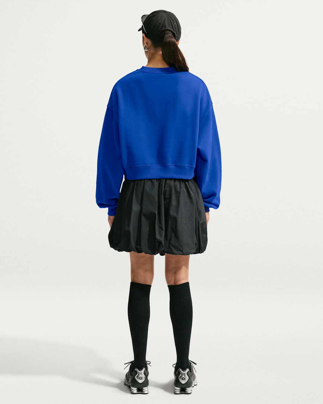 Nike Studio Fleece Medium Weight Women's Oversized Cropped Crew
