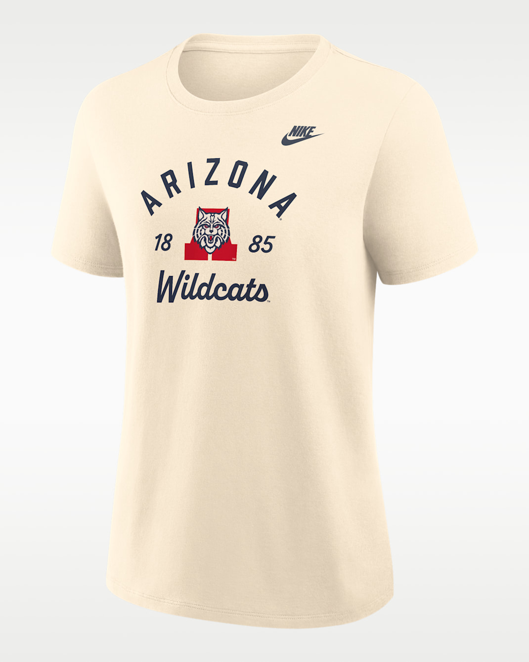 Arizona Legacy Team Name Women's Nike College T-Shirt - Natural