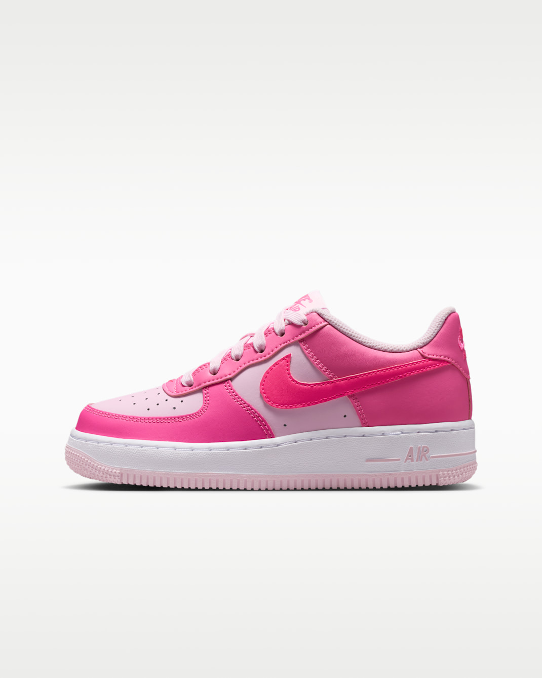 Nike Air Force 1 Big Kids' Shoes - Pinksicle/Pink Foam/White/Hyper Pink