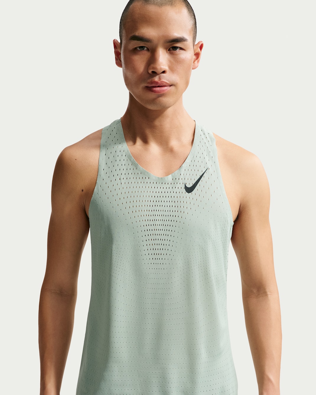 Nike AeroSwift Men's Dri-FIT ADV Running Singlet - Steam/Black