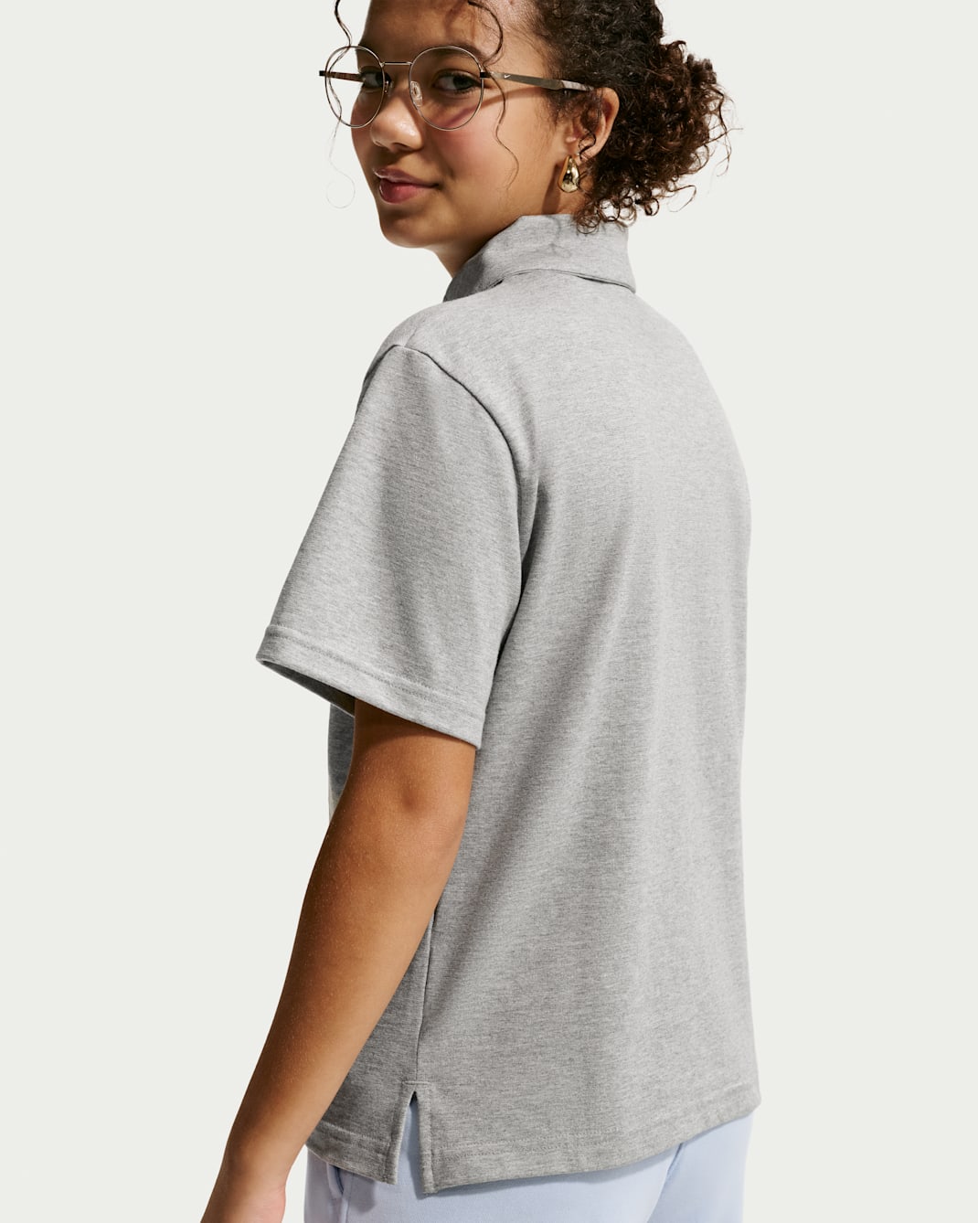 Nike Sportswear Club Big Kids' Knit Short-Sleeve Polo
