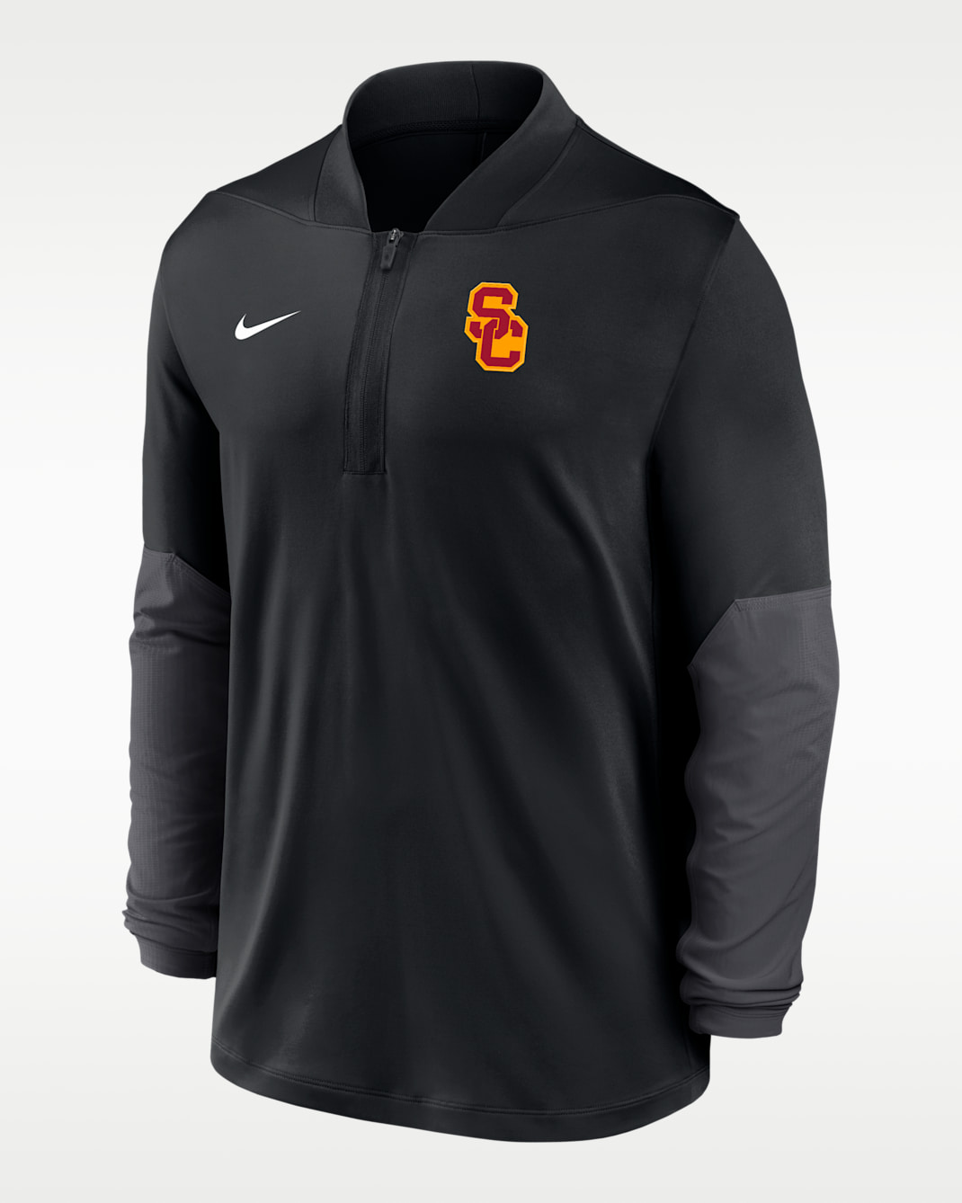 USC Men's Nike Dri-FIT College 1/2-Zip Top - Black