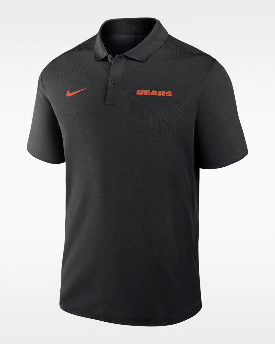 Chicago Bears Wordmark Victory Men's Nike Dri-FIT NFL Polo - Black