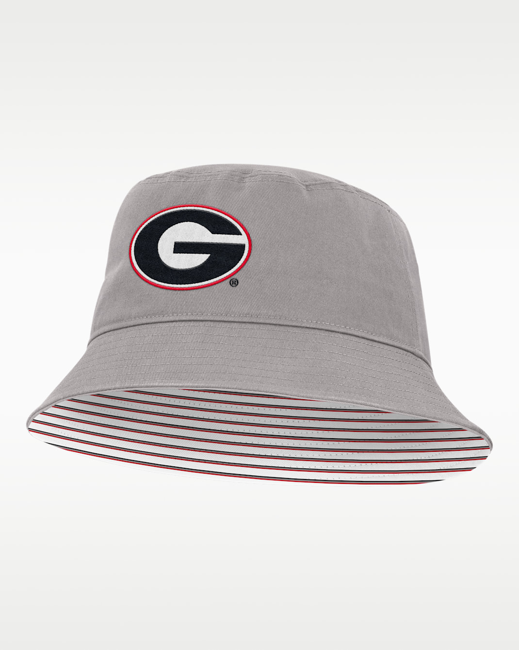 Georgia Primetime Apex Men's Nike College Bucket Hat - Grey
