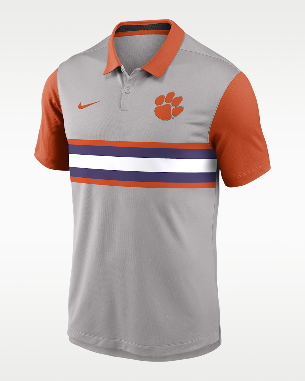 Clemson Vapor Men's Nike Dri-FIT College Polo - Grey
