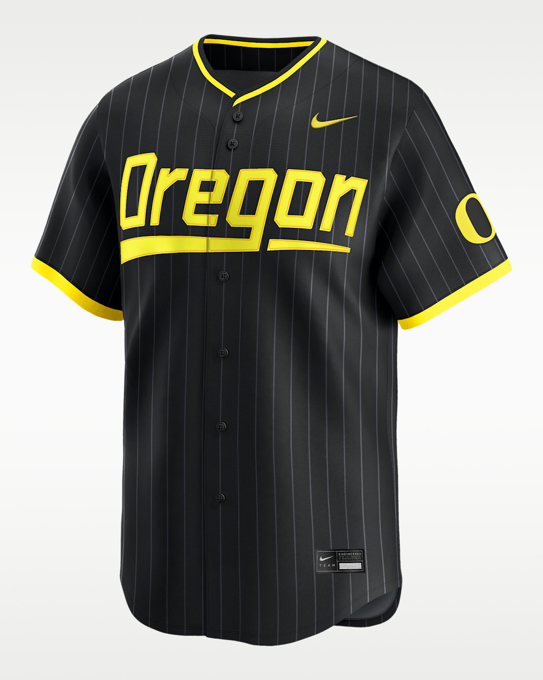 Oregon Men's Nike College Limited Baseball Jersey - Black