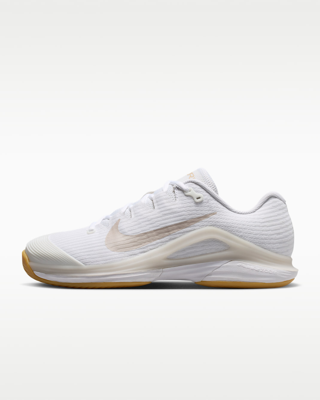 Dámské tenisové boty Nike Vapor 12 na tvrdý kurt - Bílá/Summit White/Linen/Light Orewood Brown