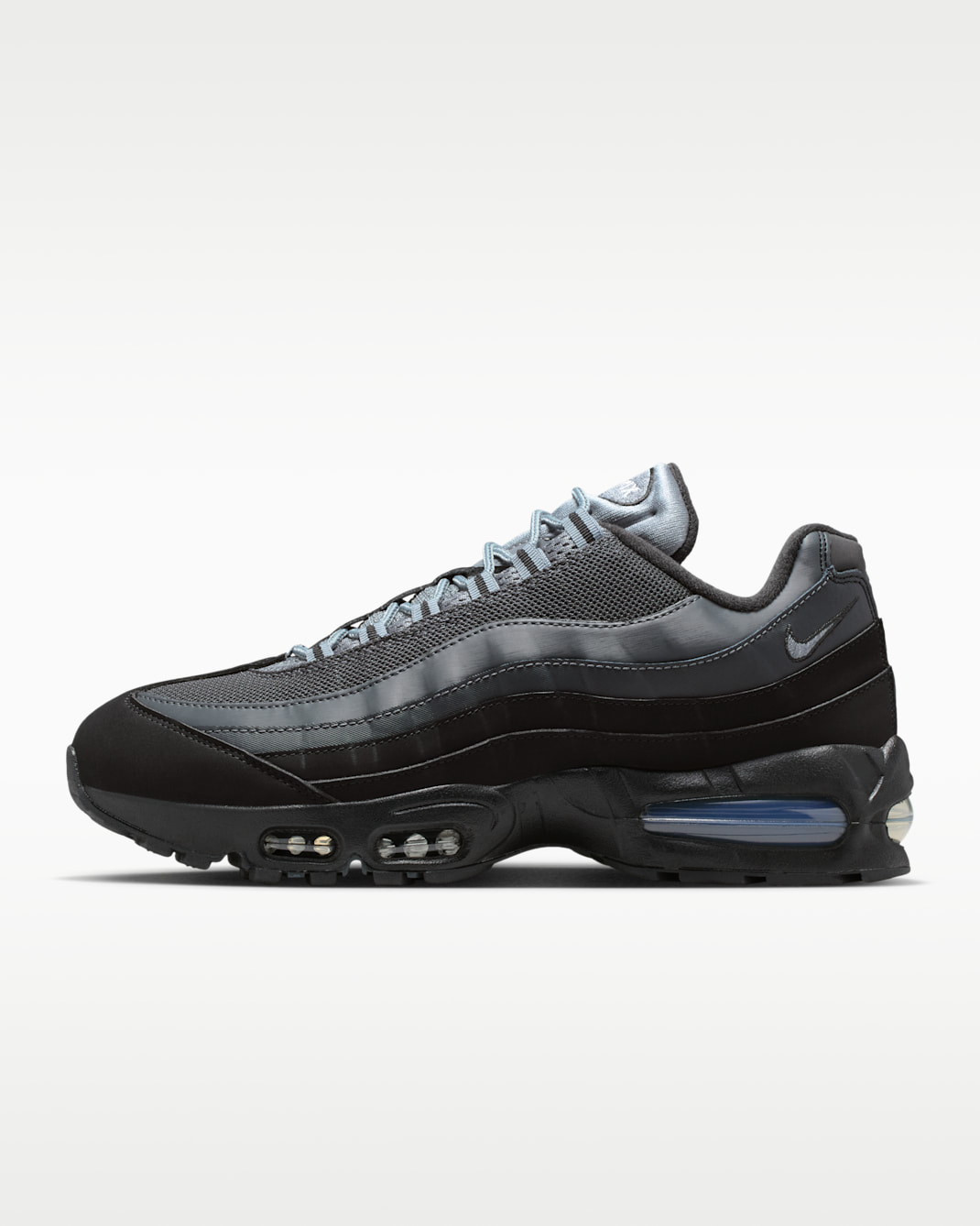 Nike Air Max 95 Big Bubble férficipő - Fekete/Lime Blast/Anthracite/Metallic Silver
