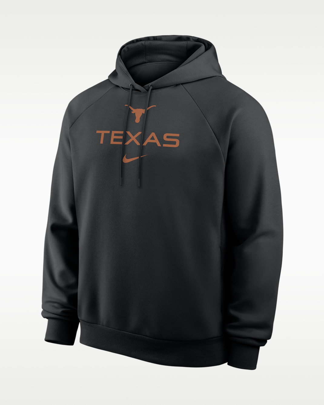 Texas Premium Performance Men's Nike Dri-FIT College Pullover Hoodie - Black