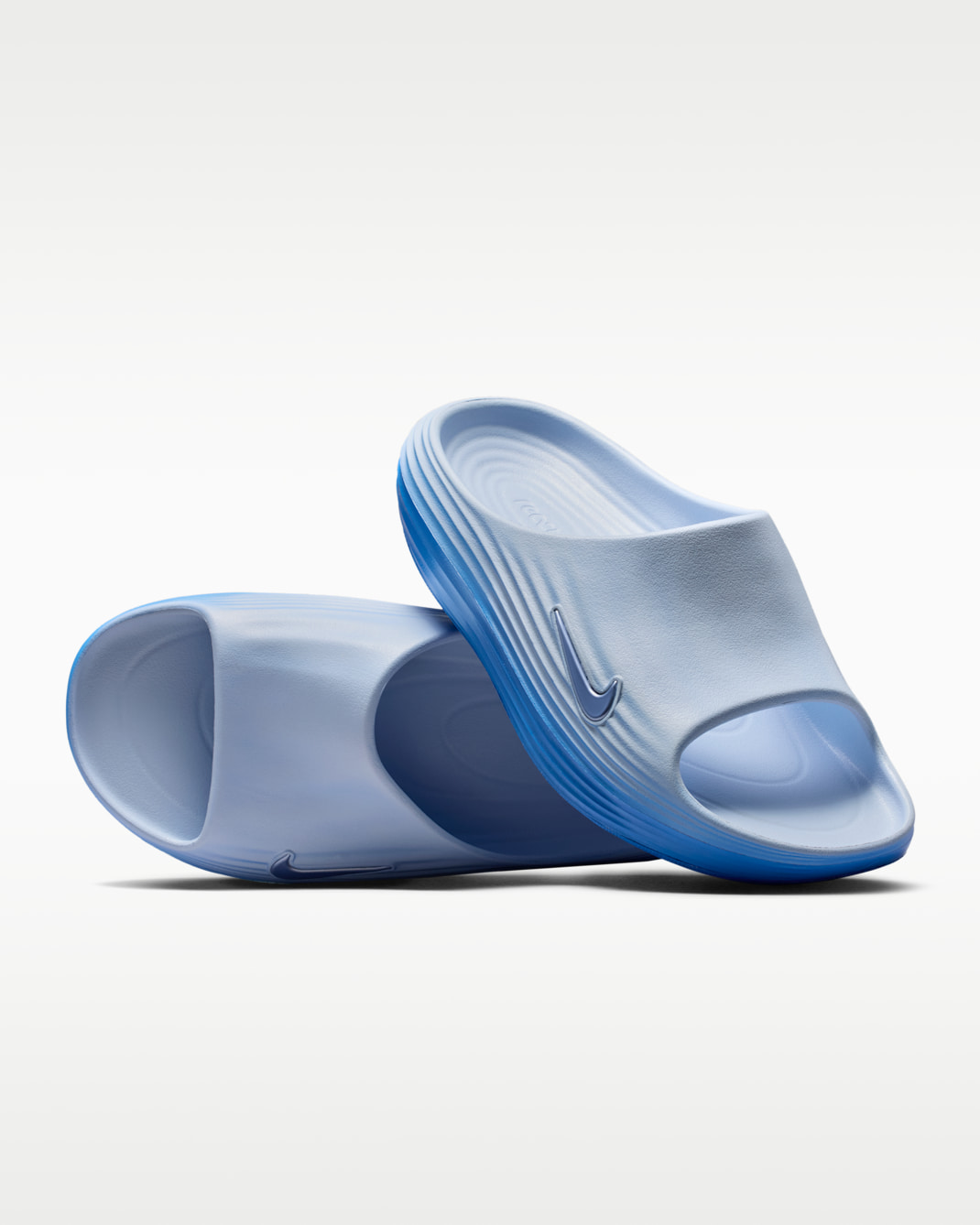 Nike ReactX Rejuven8 Women's Slides - Hydrogen Blue/Blue Crystal/Hydrogen Blue
