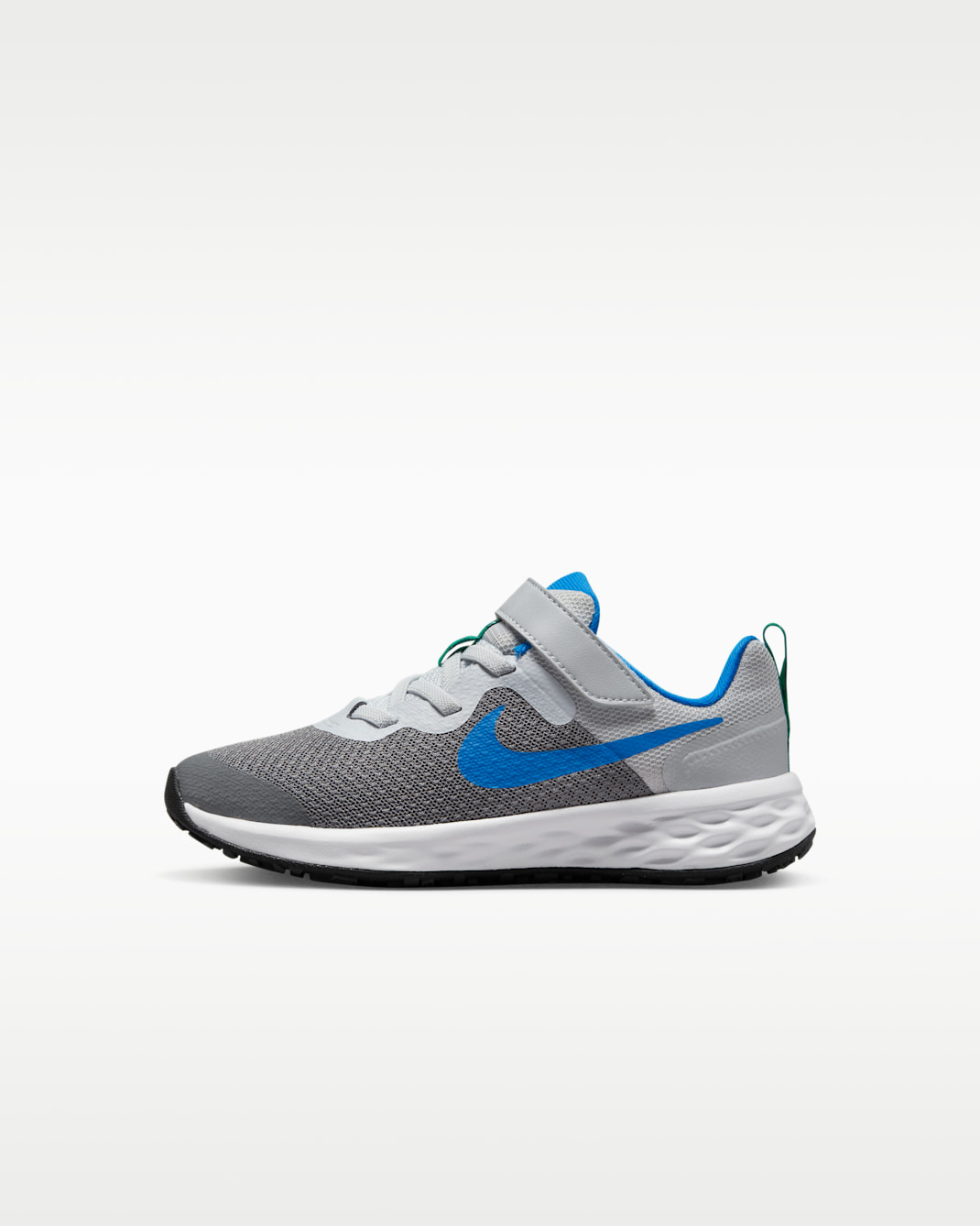 Nike Revolution 6 Little Kids' Shoes - Cool Grey/Deep Royal Blue/Pure Platinum/Photo Blue