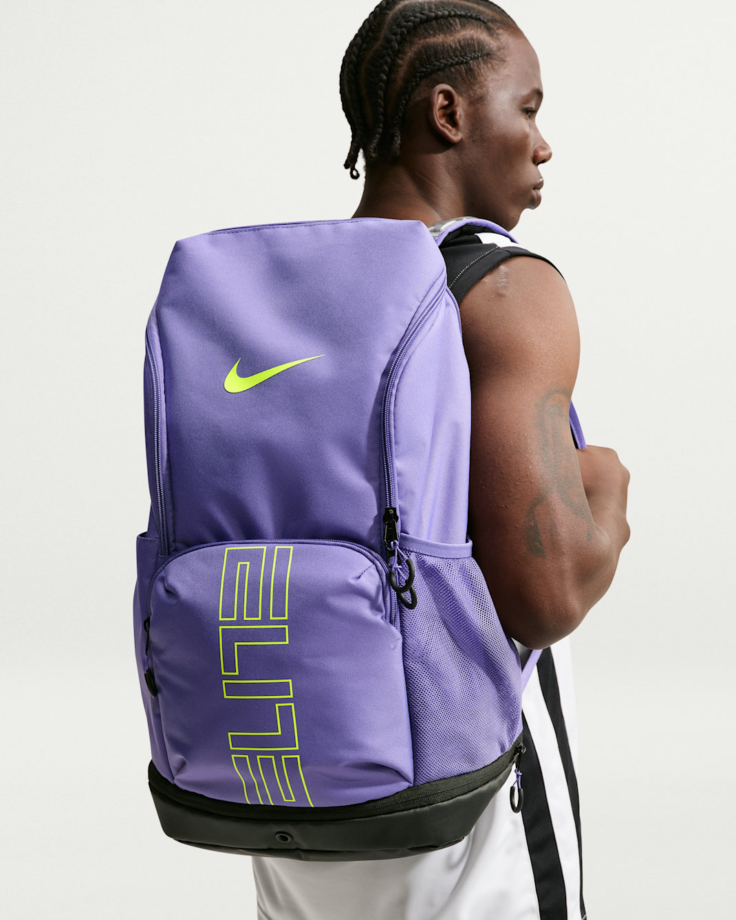 Sac à dos Nike Varsity Elite (32 L) - Dusty Amethyst/Noir/Volt