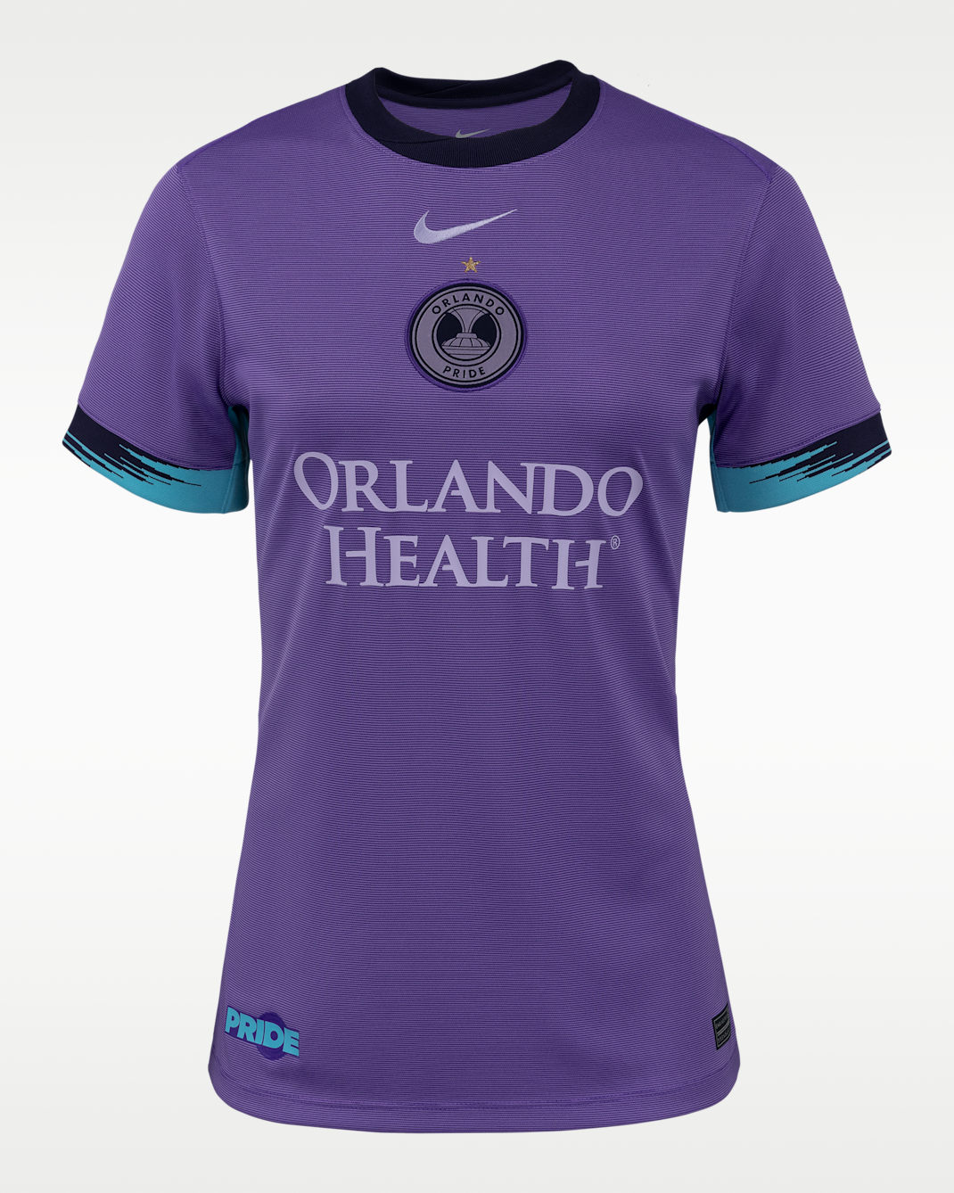 Jersey Nike Dri-FIT de la NWSL tipo réplica para mujer Barbra Banda Orlando Pride visitante Stadium - Uva acción/Morado campo