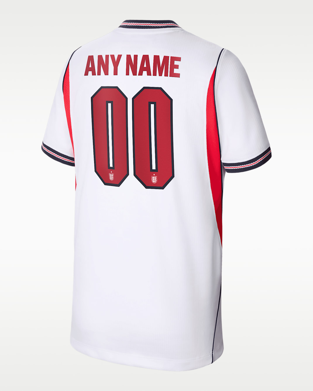 England 2026 Stadium Home Big Kids' Nike Dri-FIT Soccer Replica Custom Jersey By You - White