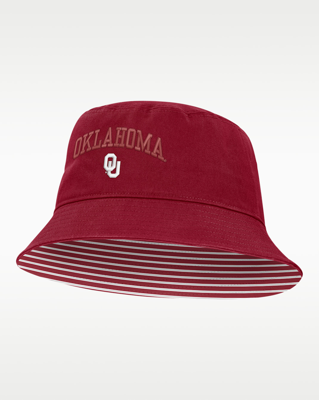 Oklahoma Primetime Apex Men's Jordan Brand College Bucket Hat - Crimson