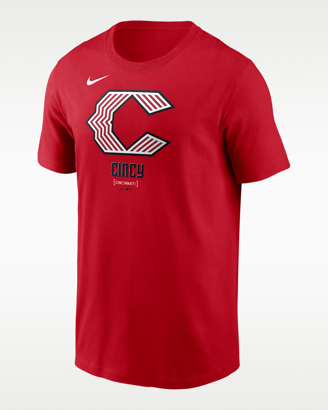 Cincinnati Reds City Connect Large Logo Men's Nike MLB T-Shirt - Red