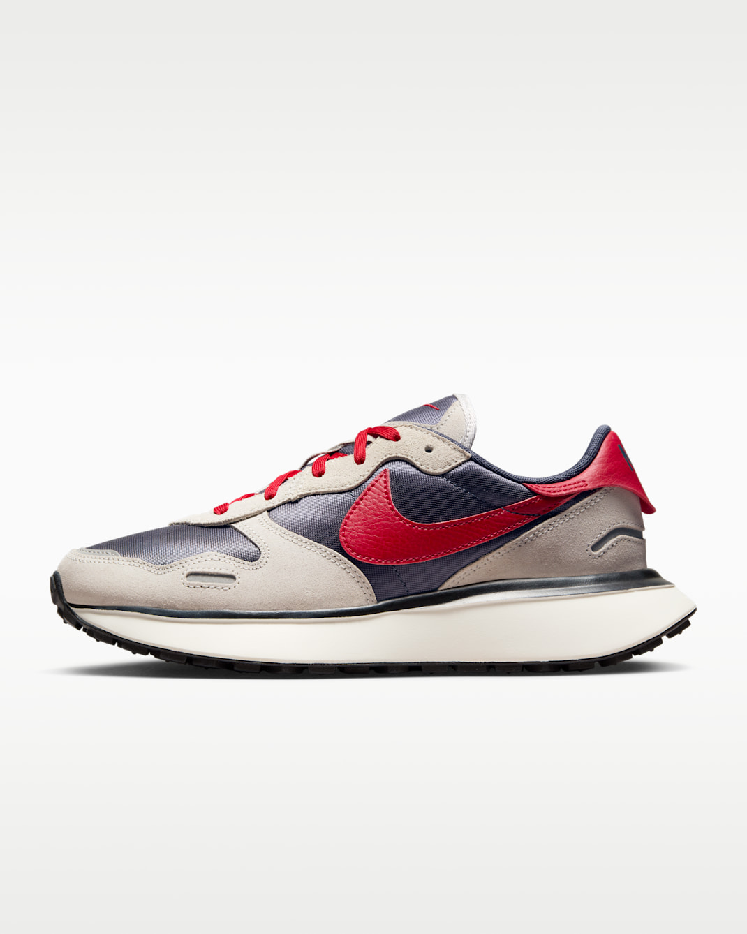 Nike Phoenix Waffle Women's Shoes - Thunder Blue/Photon Dust/Wolf Grey/Gym Red