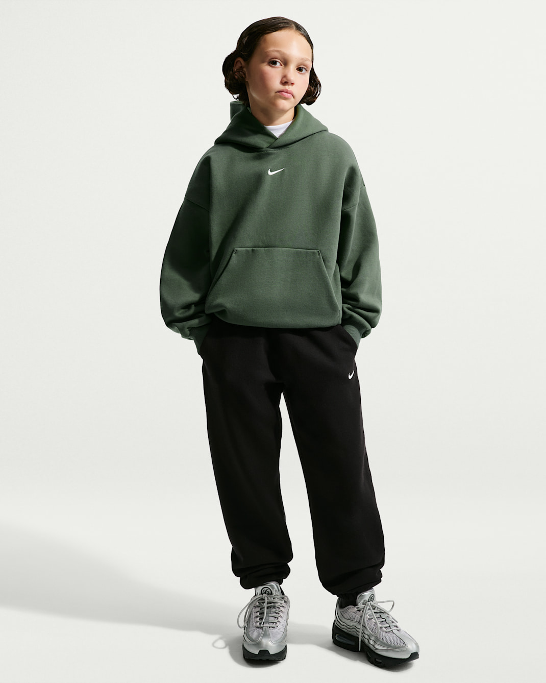 Nike Solo Swoosh Big Kids' Fleece Pullover Hoodie
