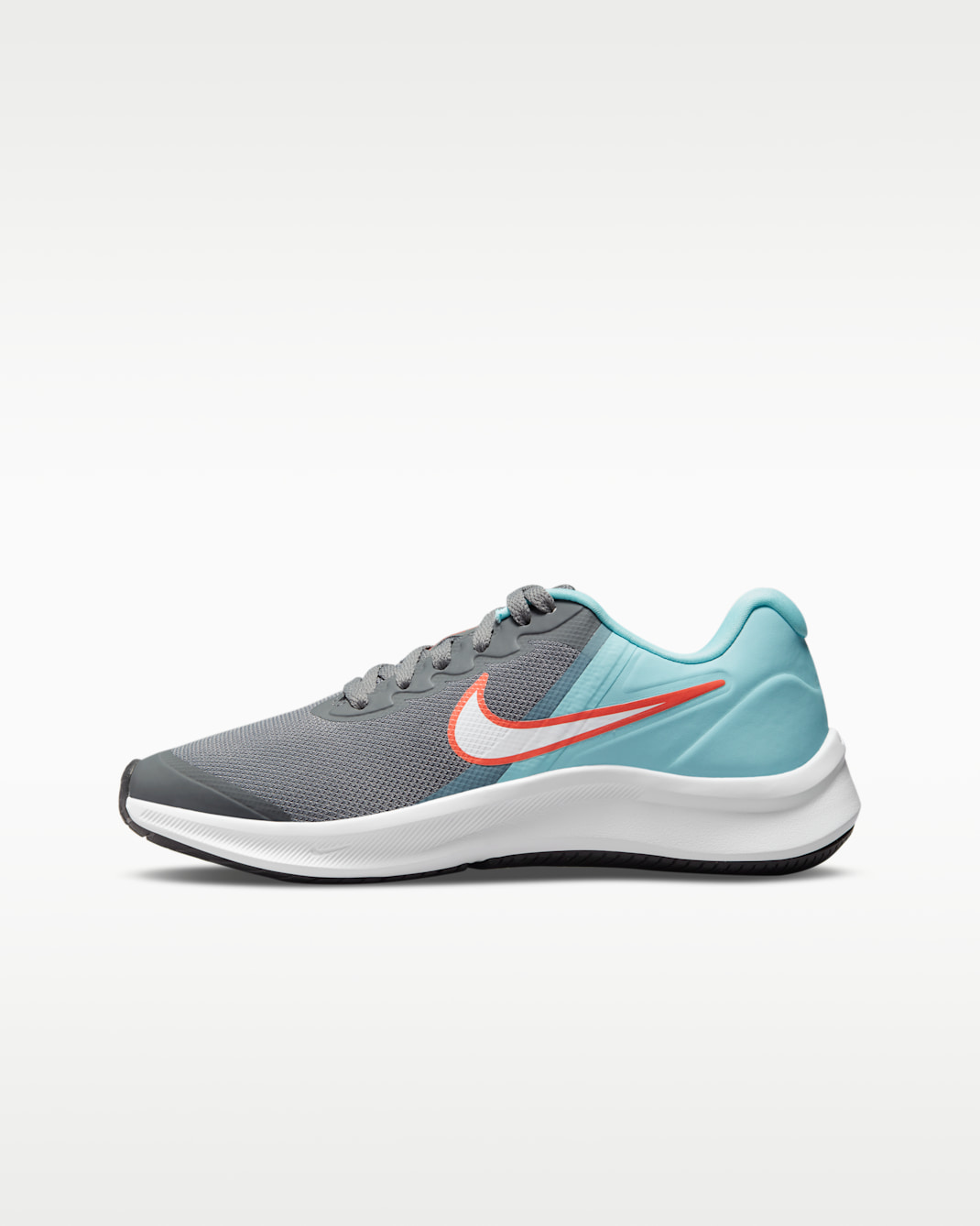 Nike Star Runner 3 Big Kids' Road Running Shoes - Smoke Grey/Magic Ember/Copa/White