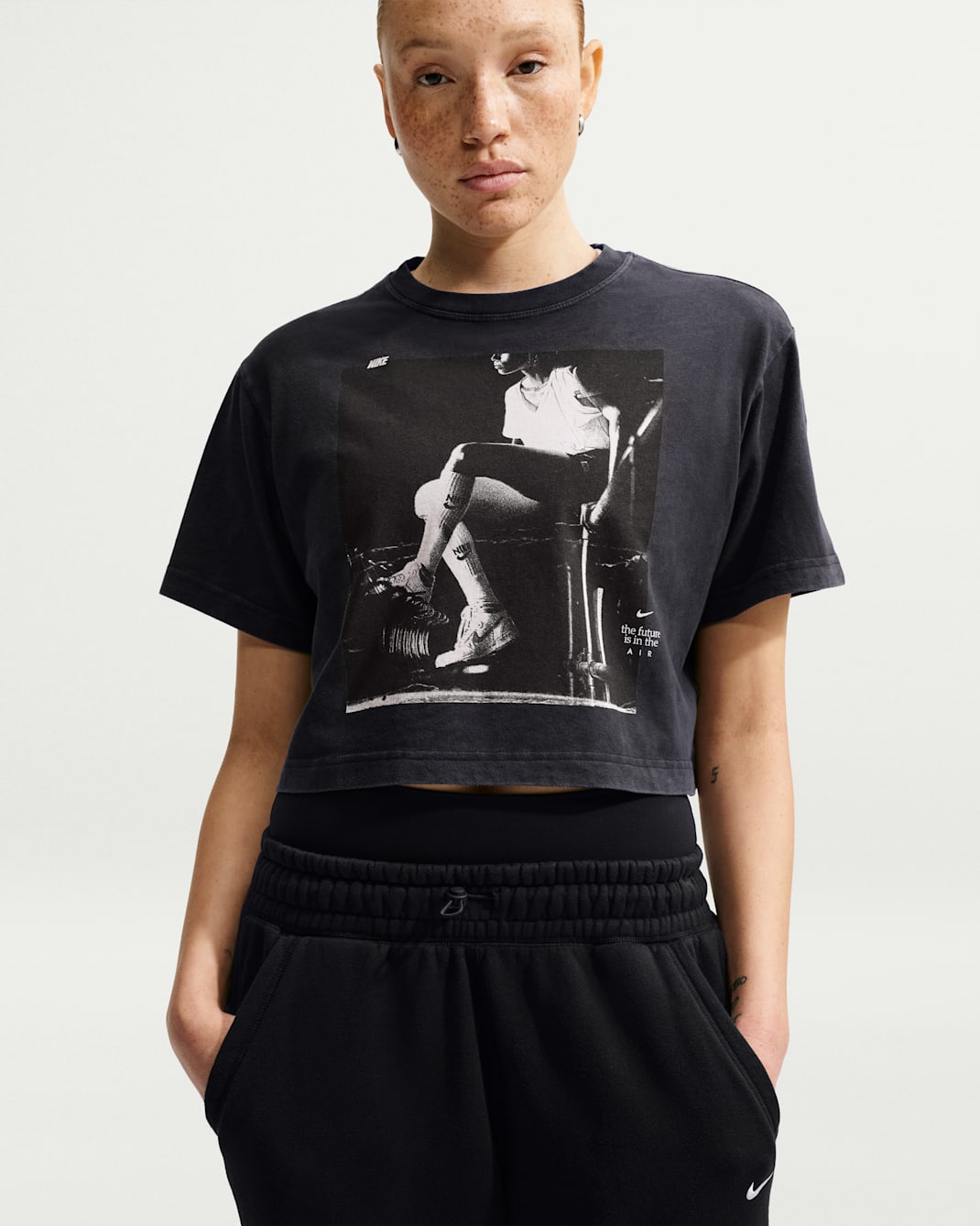 Nike Women's Basketball T-Shirt - Black