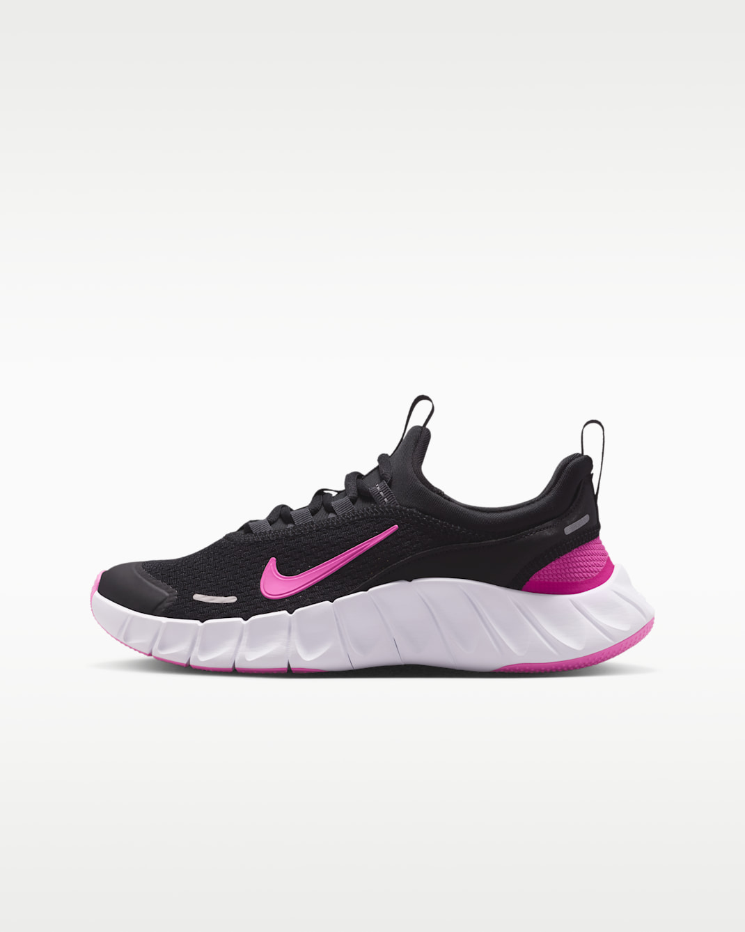 Nike Free Ride 大童跑鞋 - 黑色/Anthracite/白色/Playful Pink
