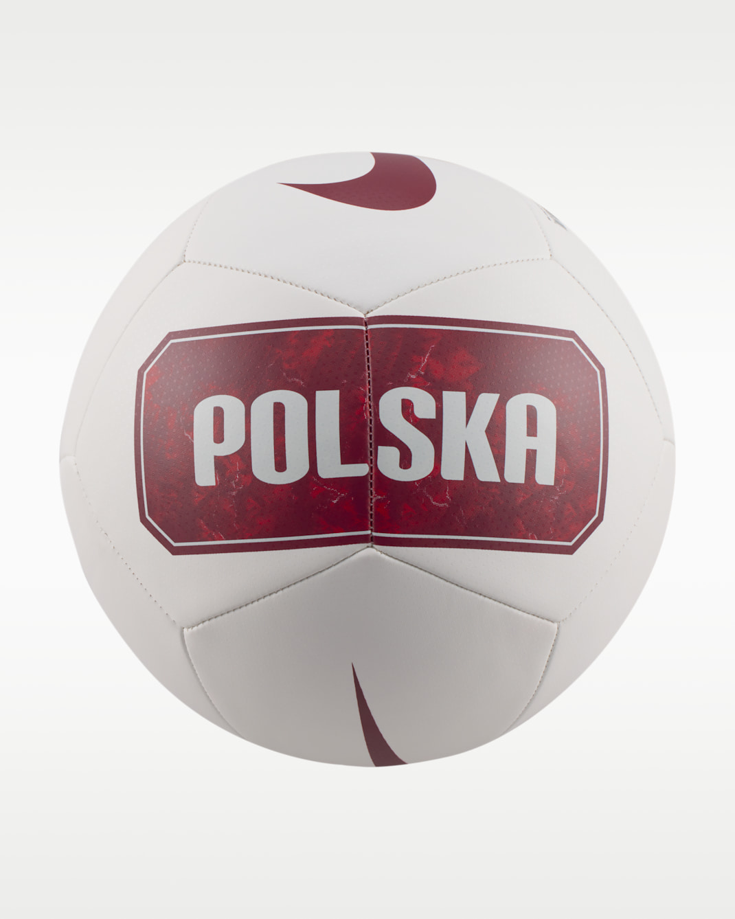 Nike Pitch Ball Polen 2026/27 - Weiß/Noble Red