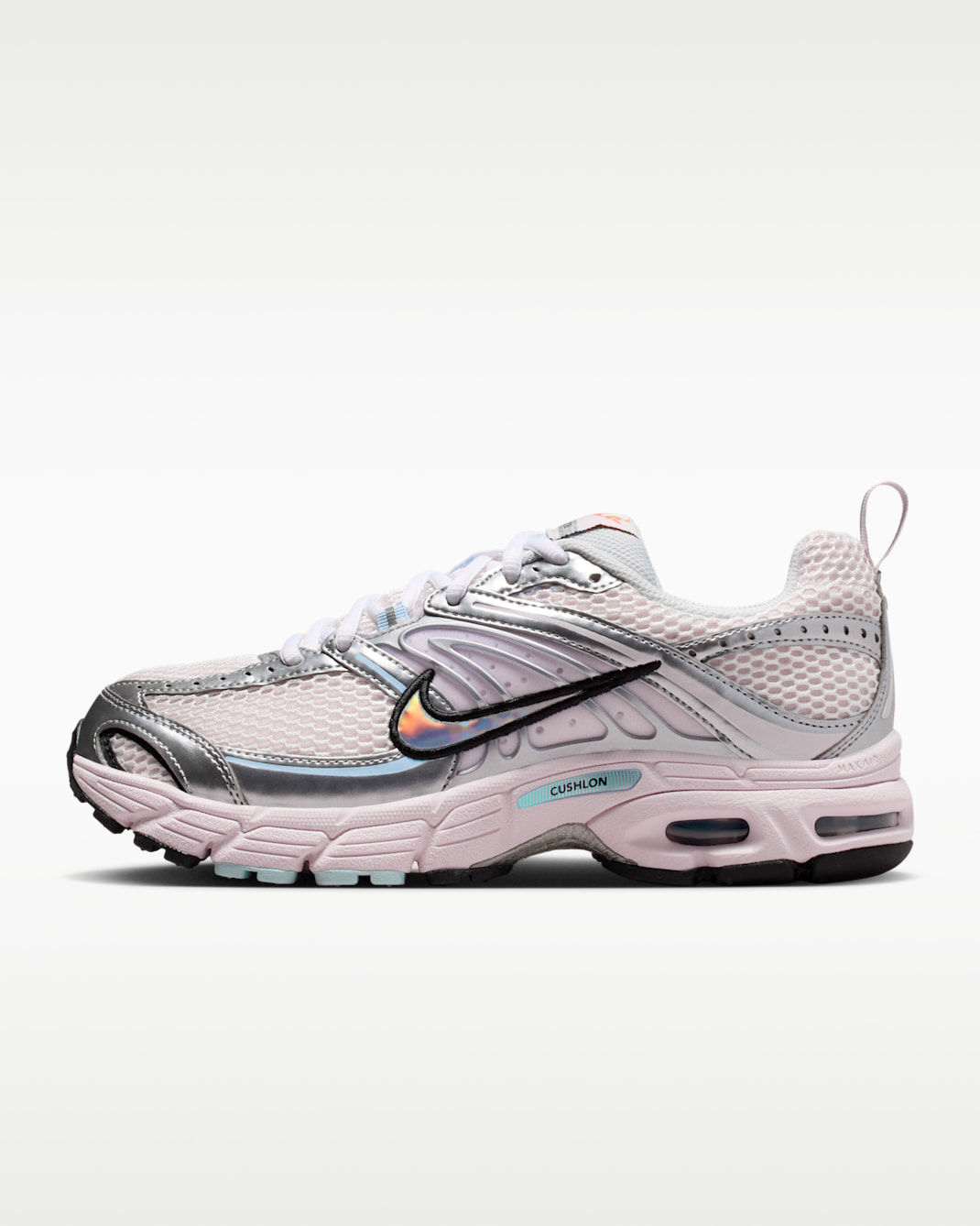 Tenis para mujer Nike Air Max Moto 2K - Blanco/Rosa perla/Negro/Plata metalizado