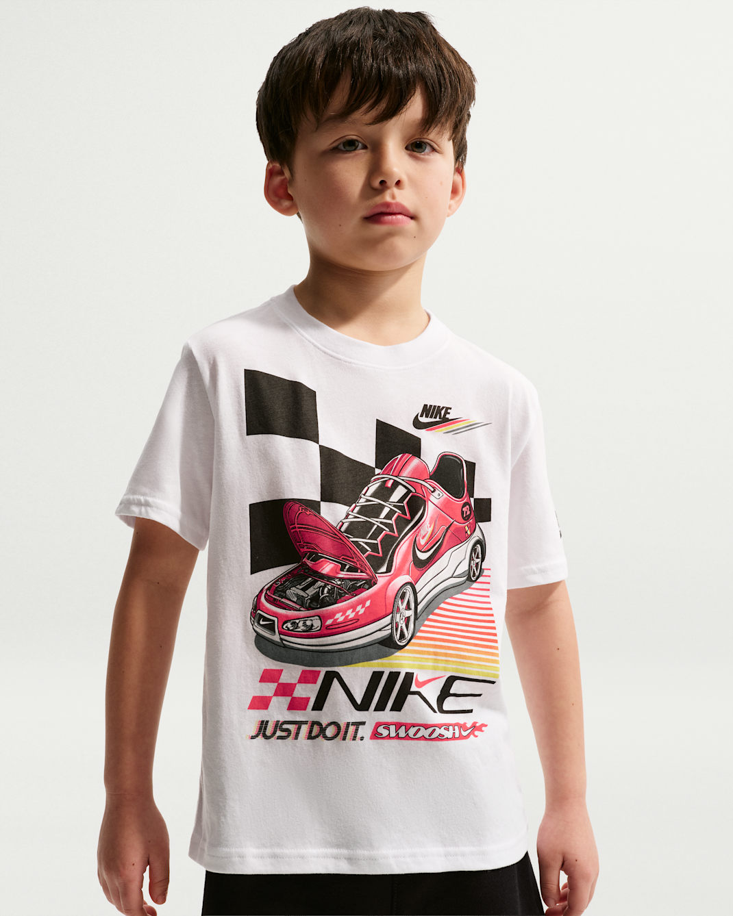 나이키 리틀키즈 빅토리 랩 저지 티셔츠 - 화이트