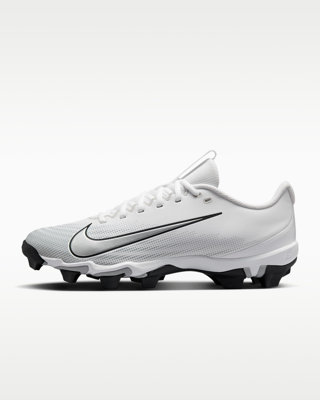 Nike Vapor Shark 3 Football Cleats - White/Wolf Grey/Black/Metallic Silver