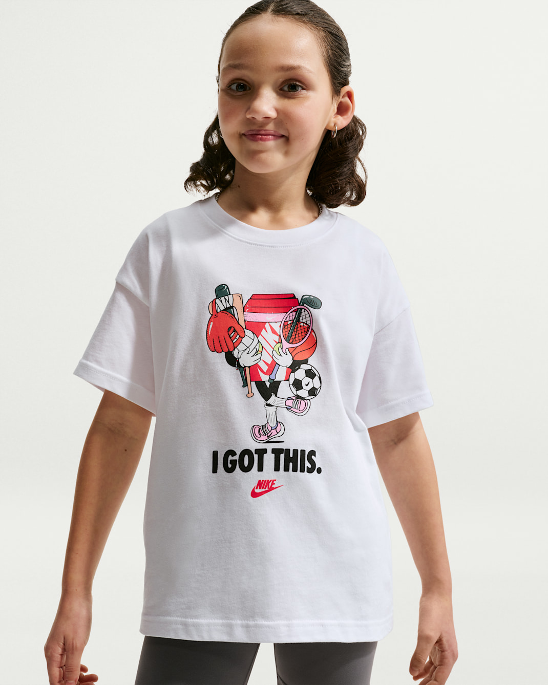 Nike Sportswear Big Kids' T-Shirt - White