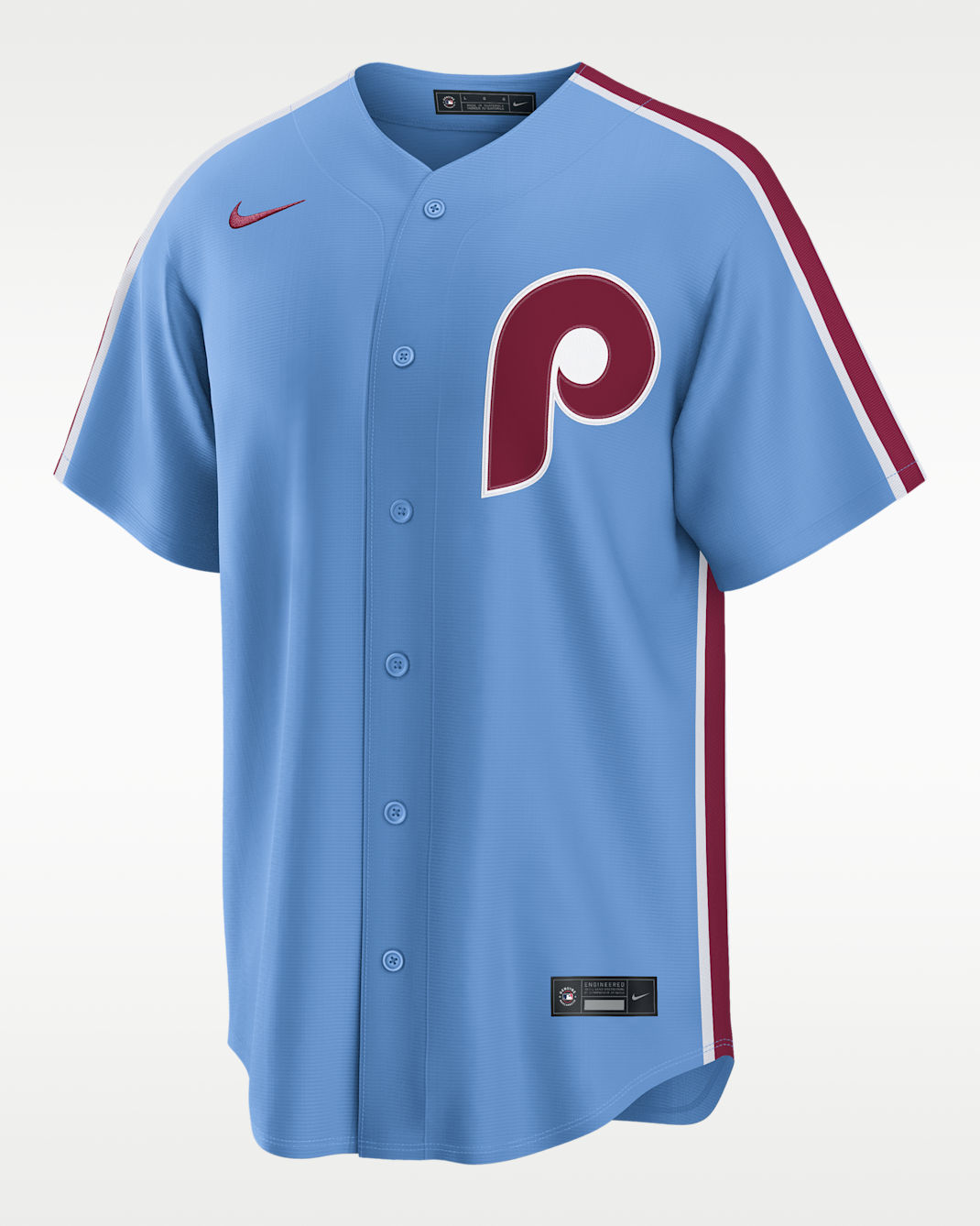 Jersey Nike de la MLB Replica para hombre Bryce Harper Philadelphia Phillies - Azul claro