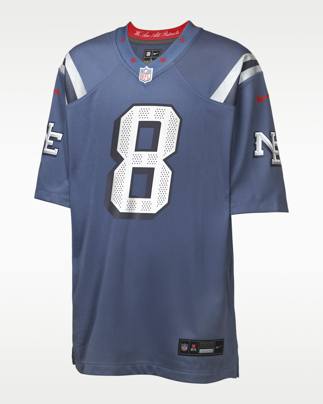 Jersey Nike de la NFL de partido para niños talla grande Stefon Diggs New England Patriots colección Rivalries - Azul