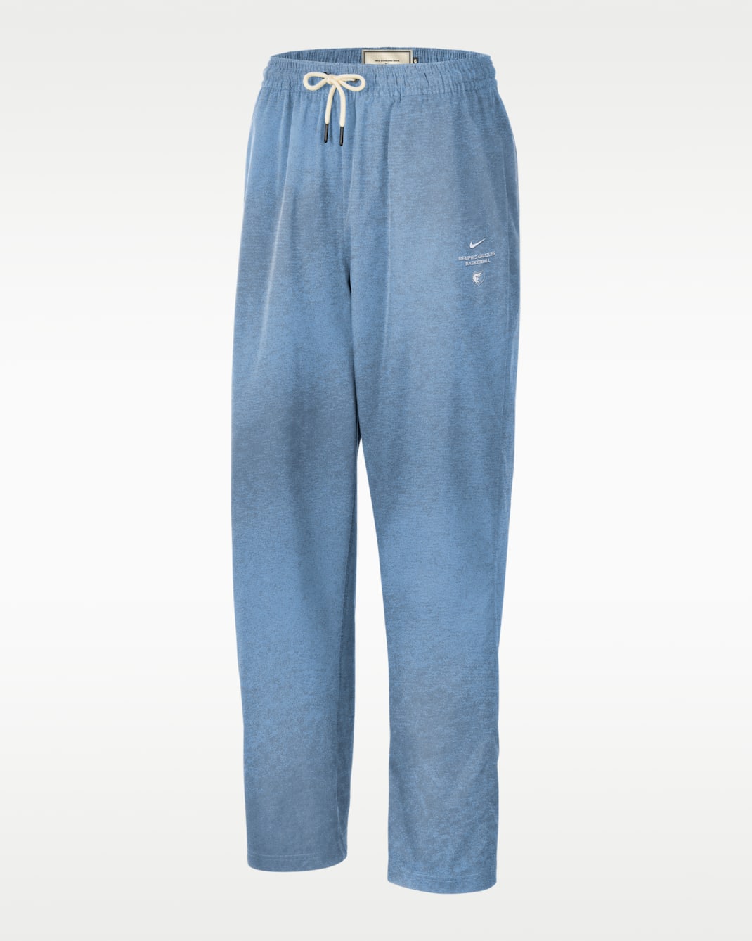 Memphis Grizzlies Standard Issue Men's Woven Basketball Pants - Light Blue/College Navy/Light Blue/White