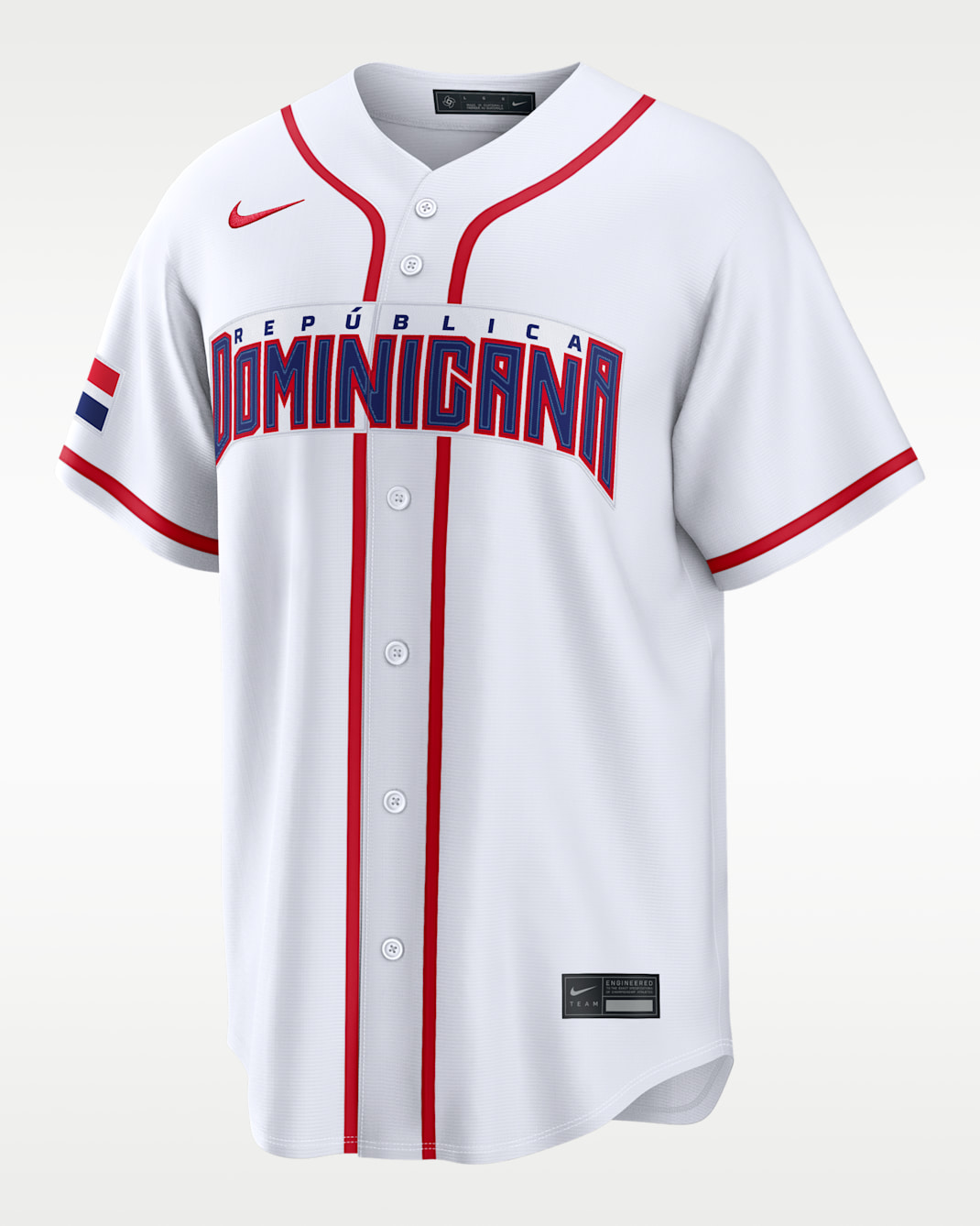 Jersey Nike Stadium para hombre Juan Soto Dominican Republic National Baseball Team 2026 World Baseball Classic - Blanco