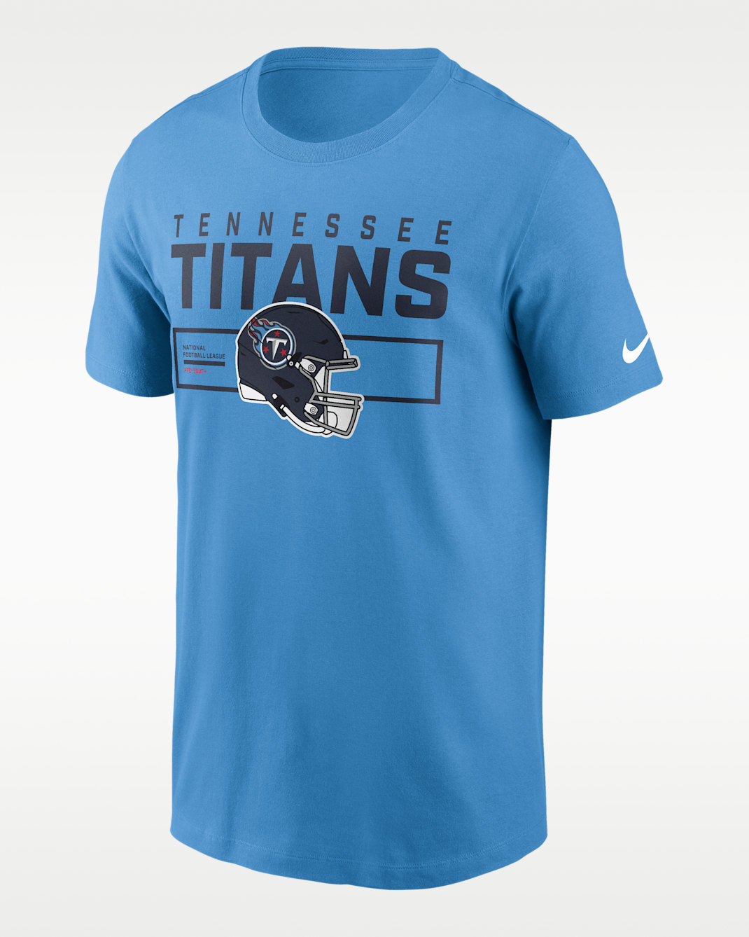 Playera Nike de la NFL para hombre Tennessee Titans Helmet Essential - Azul