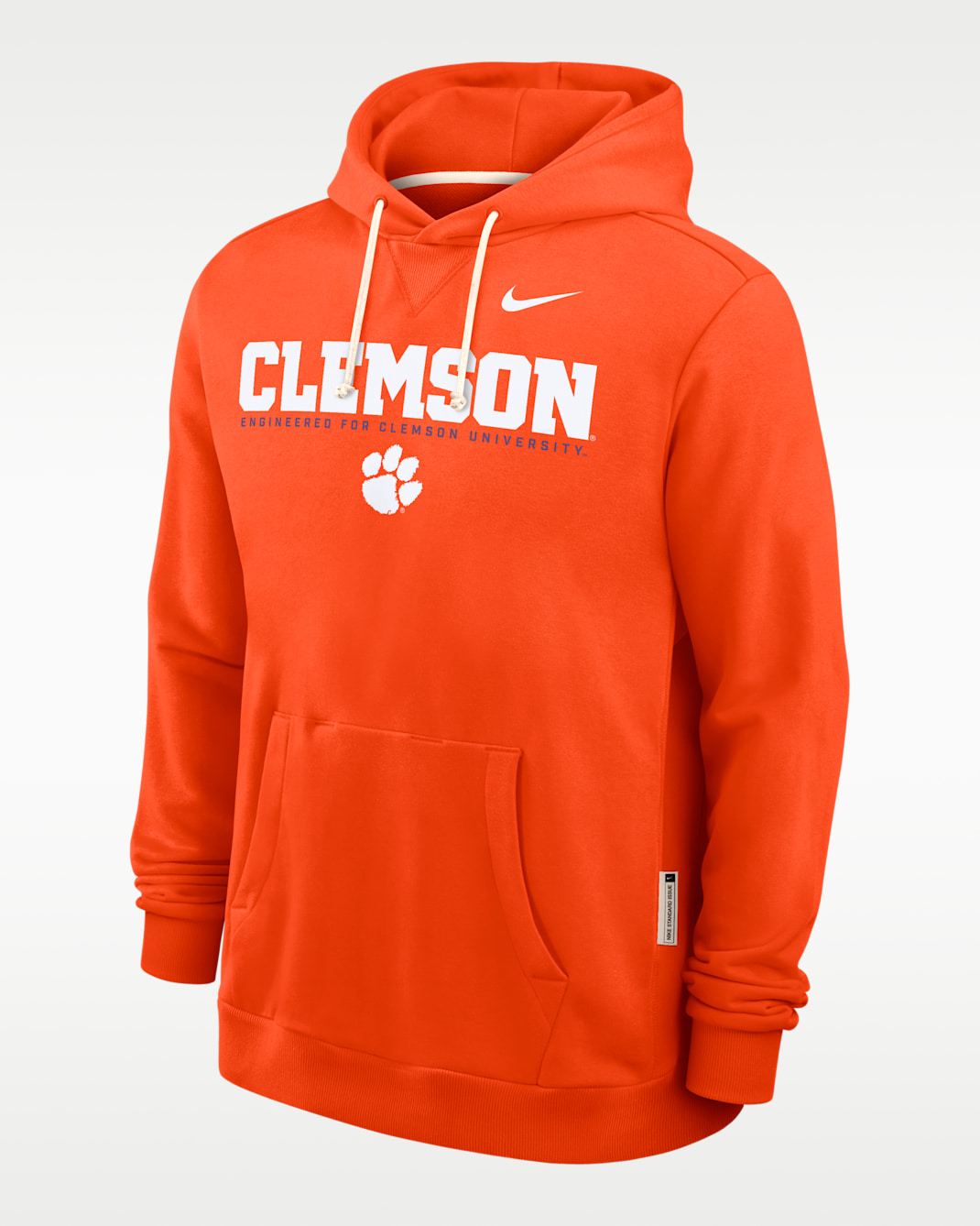 Clemson Sideline Men's Nike Dri-FIT College Pullover Hoodie - Orange