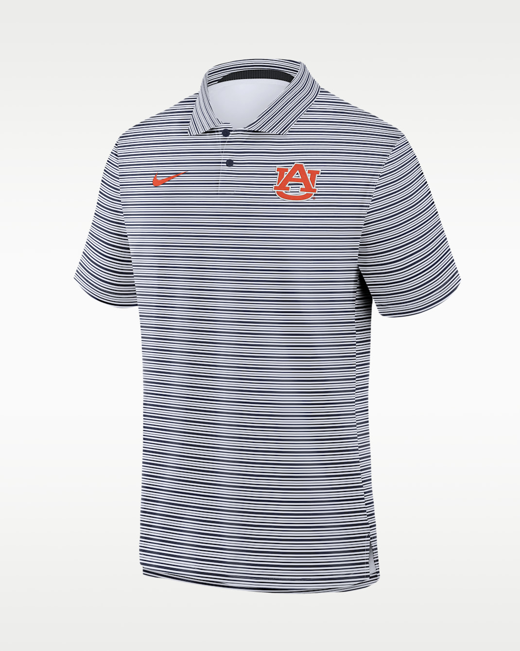 Polo universitaria Nike Dri-FIT para hombre Auburn Primetime - Azul marino/Blanco