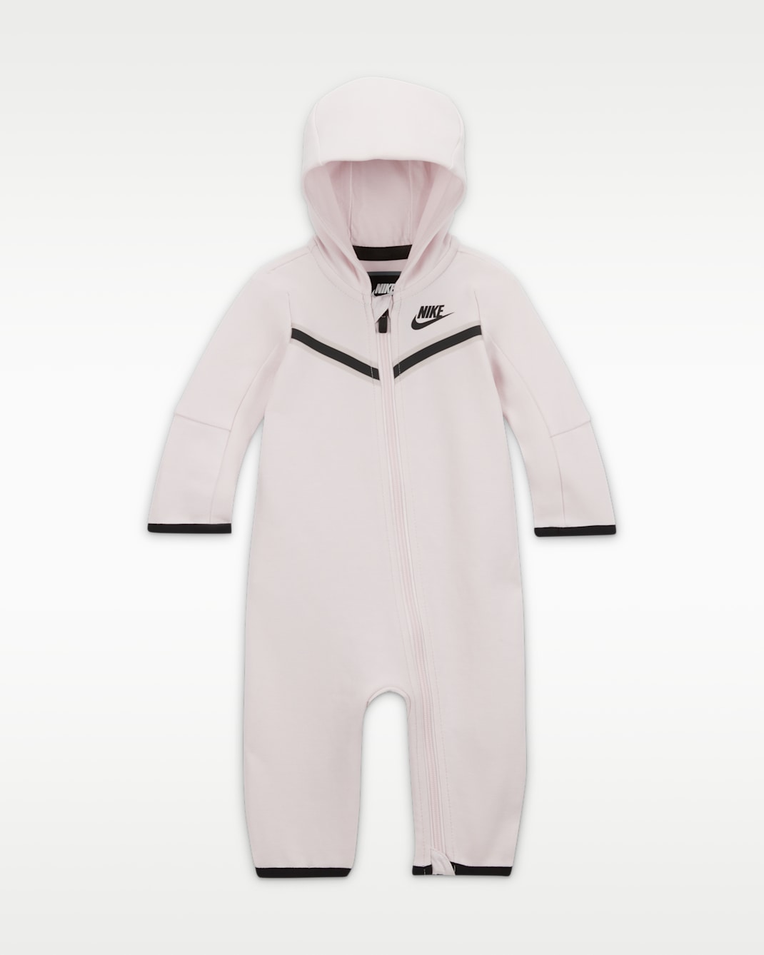 Combinaison à zip Nike Sportswear Tech Fleece pour bébé (0 - 9 mois) - Pearl Pink