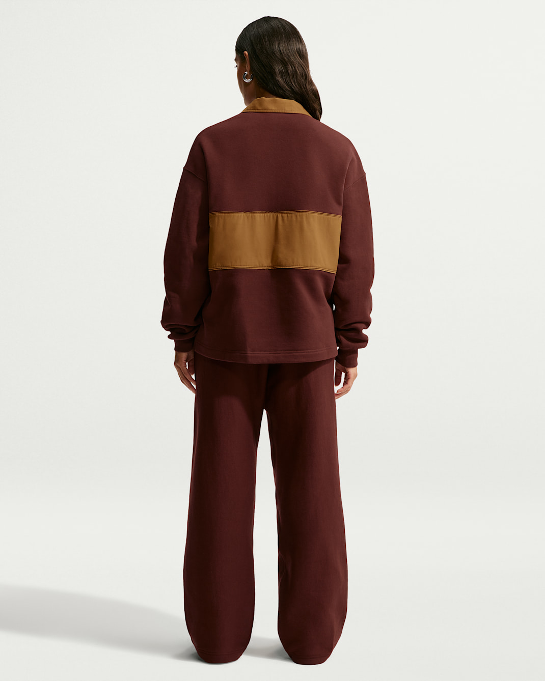 Nike Studio Fleece Medium Weight Women's Oversized Rugby Top